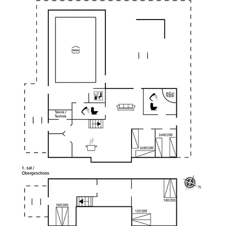بيت للعطل Ung - 460m From The Sea By Interhome *